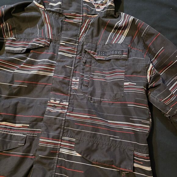 686 Black Ski Jacket Mens Large - Picture 2 of 6